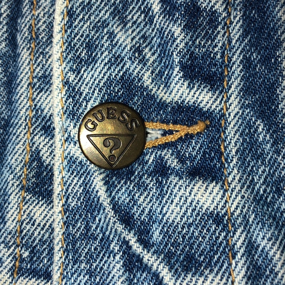 Georges Merciano Guess Vintage 80s Jean Jacket - Picture 5 of 6